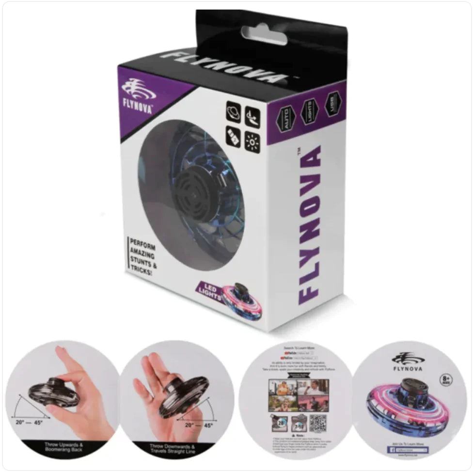 Mini LED UFO Spinner Drone