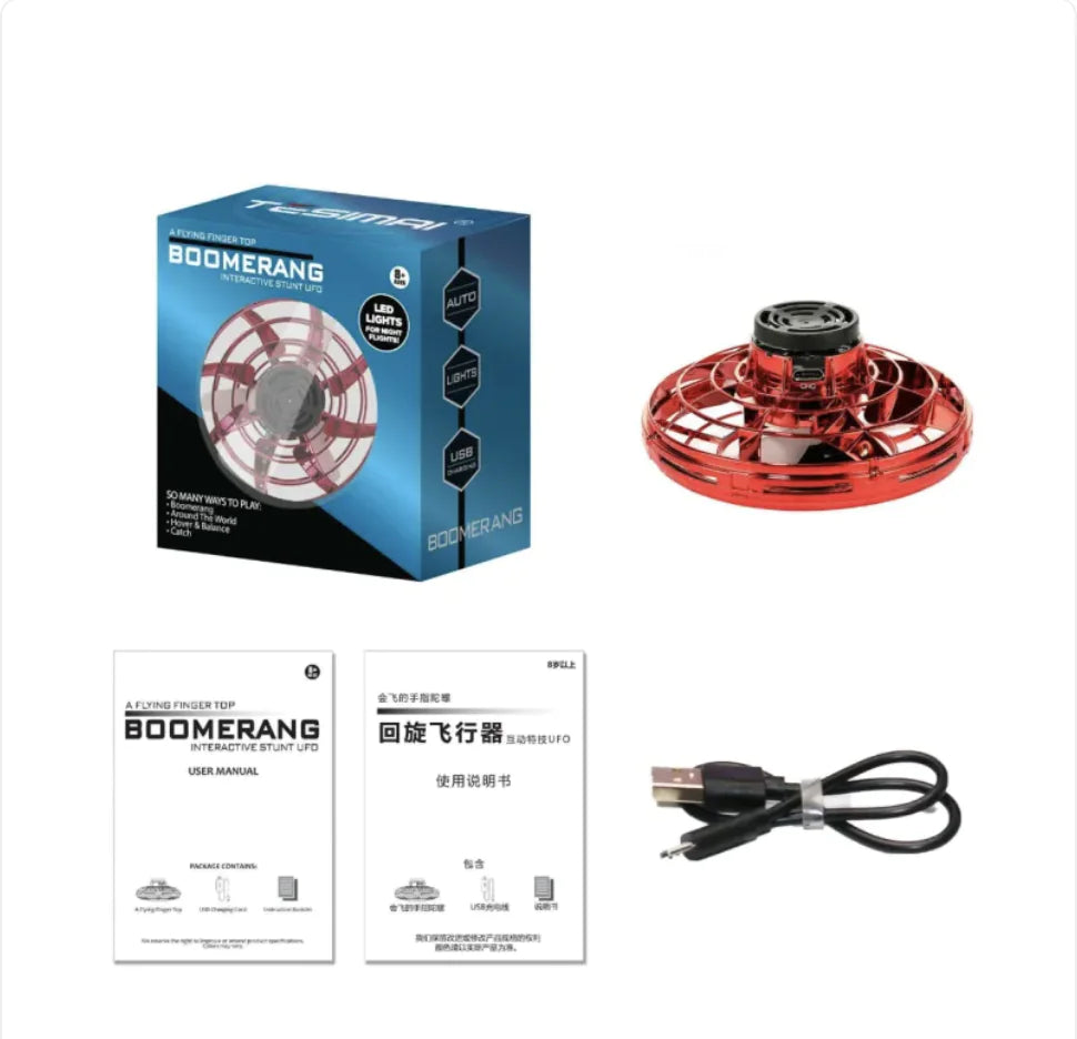 Mini LED UFO Spinner Drone