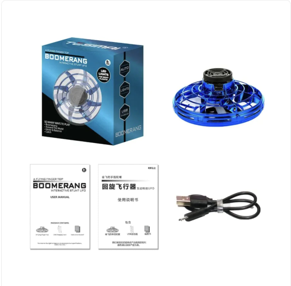 Mini LED UFO Spinner Drone